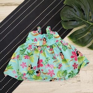 RJC Made In Hawaii Hula Dancers Flowers Dress Size 12 Months
